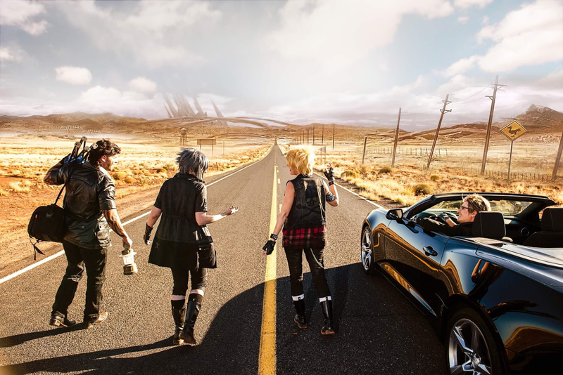 Illustration for article titled Final Fantasy Cosplay Hits The Road